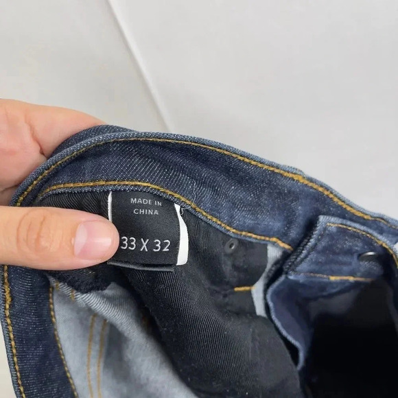 DSTLD Men's Skinny Dark Wash Jeans 33 X 32 - Picture 9 of 13